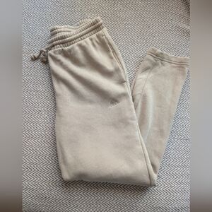 Adidas Womens Beige Jogger Pants/ Pre Own. Like New.